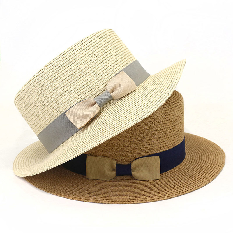 Individualus logotipas Straw Boater Hat