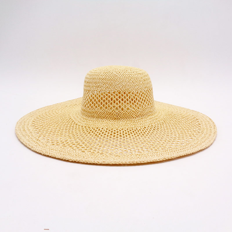 Naujausia prancūziško stiliaus tuščiavidurė Lady Beach Hat