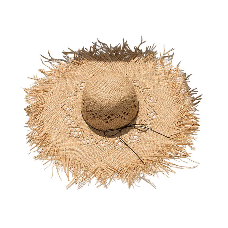 New Arrival Lady Light Weight Raffia vasaros kepurė nuo saulės